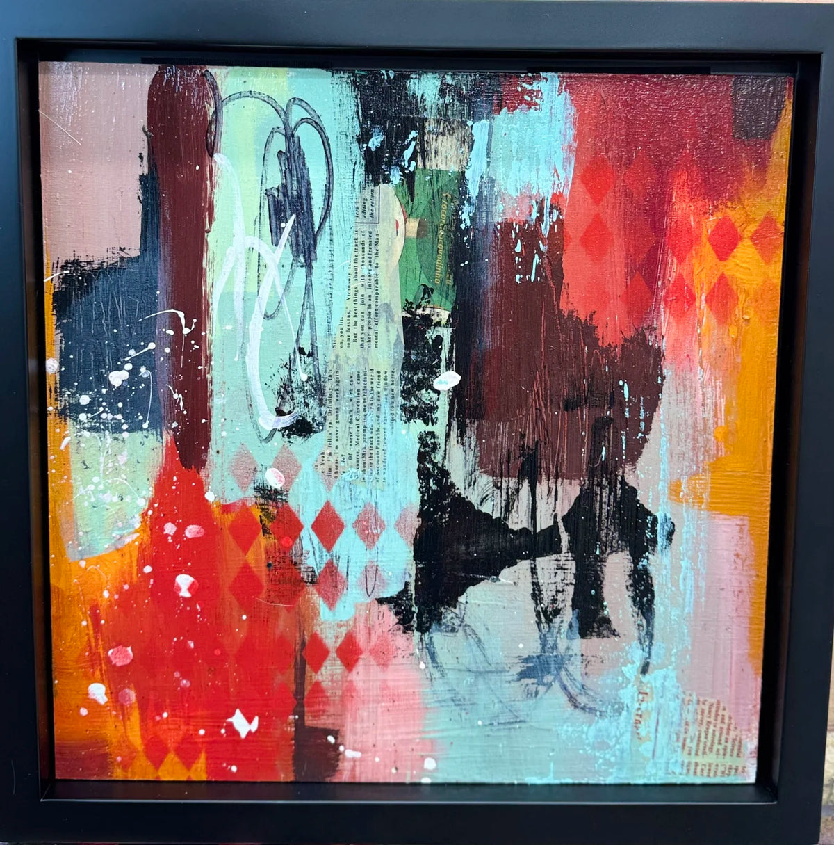 Abstract on Wooden Frames